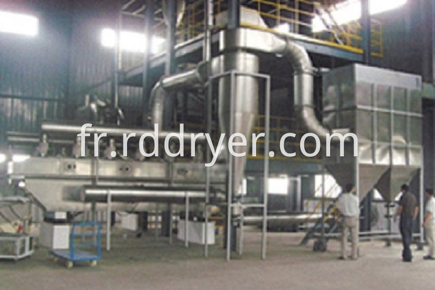 High Drying Efficiency Vibrating Fluid Bed Drying Machine